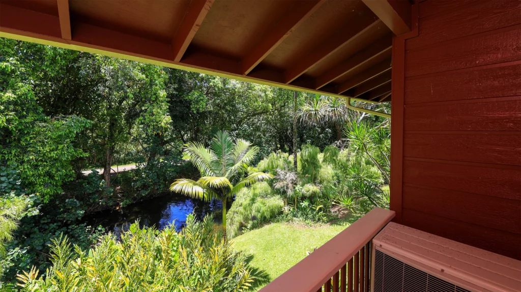Tranquil Downriver View from Third Bedroom Deck