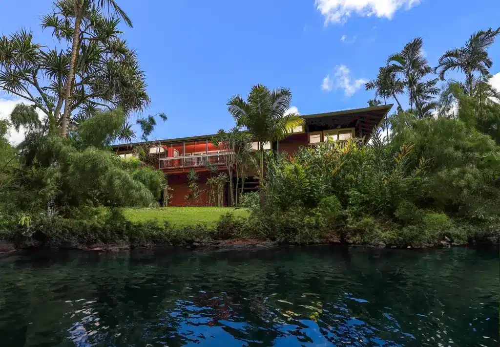 Serene River View Surrounded by Lush Greenery