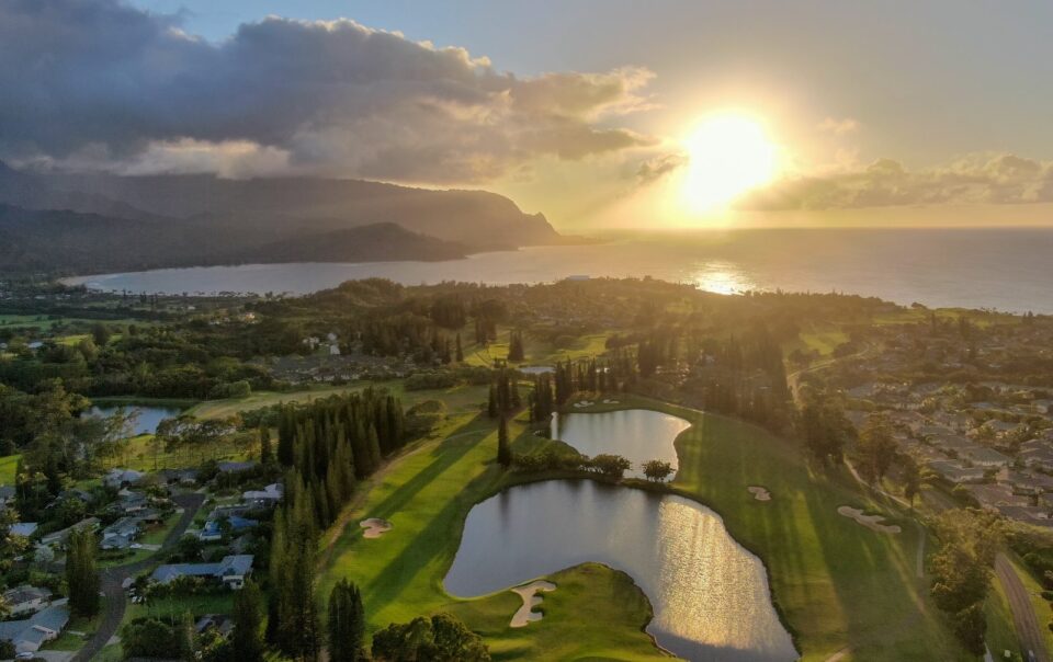Sunset on Kauai's North Shore