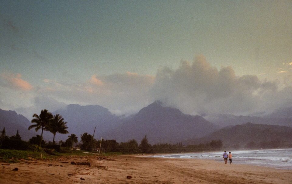 North Shore Kauai at dusk