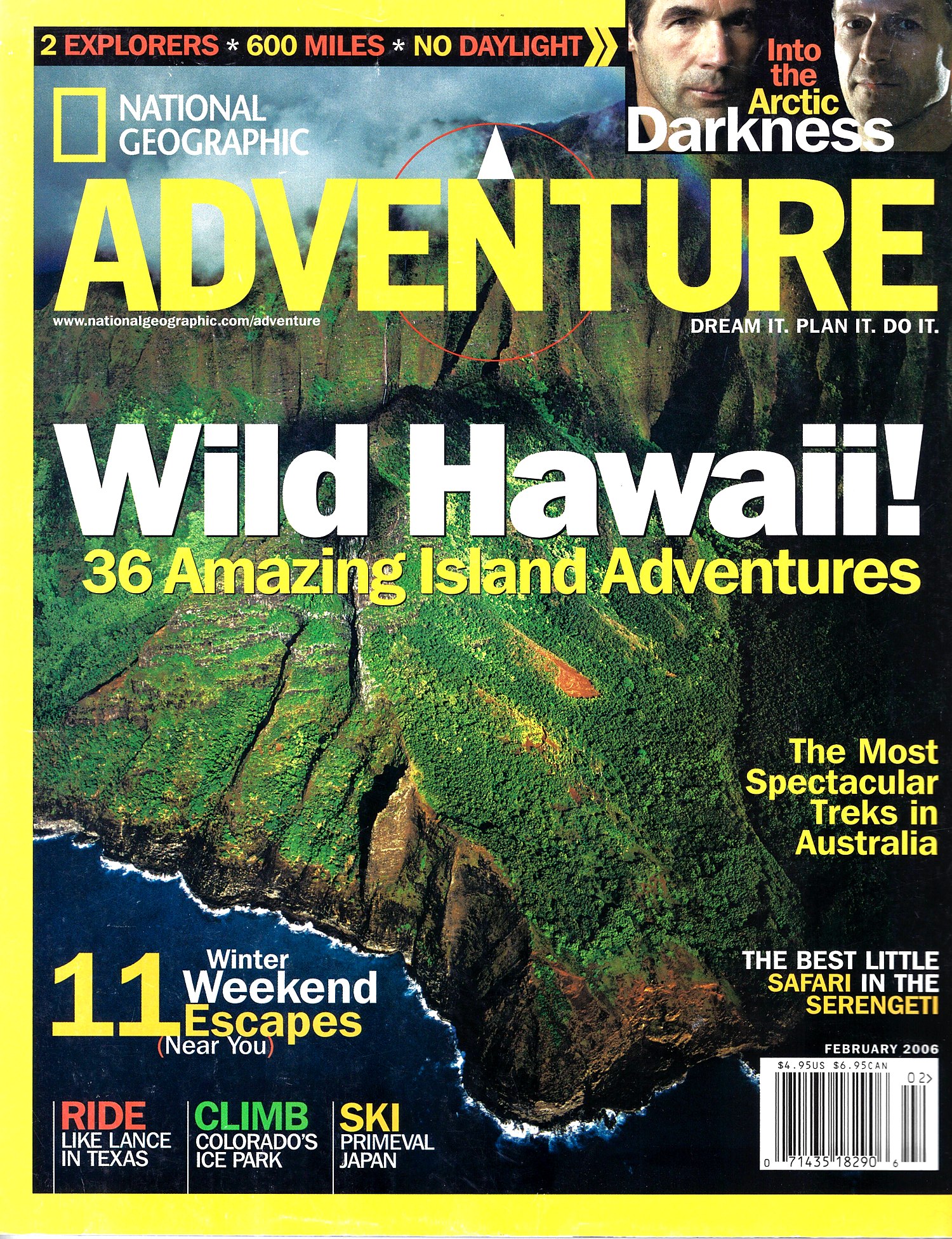National Geographic Adventure — Wild Hawaii! cover, full size