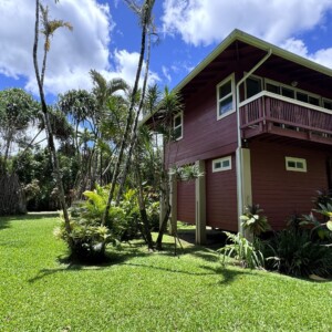 River Estate — Kauaʻi North Shore Vacation Rental | Gallery Scenic view of the river and lush greenery at River Estate, Kauai